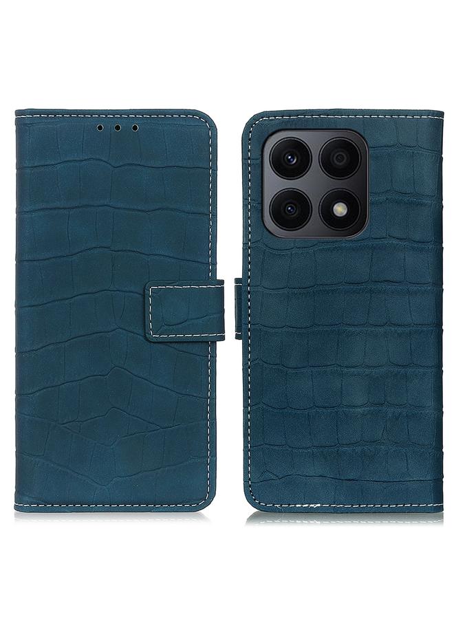 S-TOP Case For Honor X8A Magnetic Crocodile Texture Leather Phone Case - Image 2