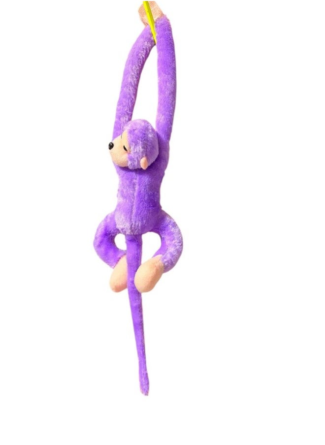 Generic The furry monkey is a fun and flexible stuffed toy  - Image 5