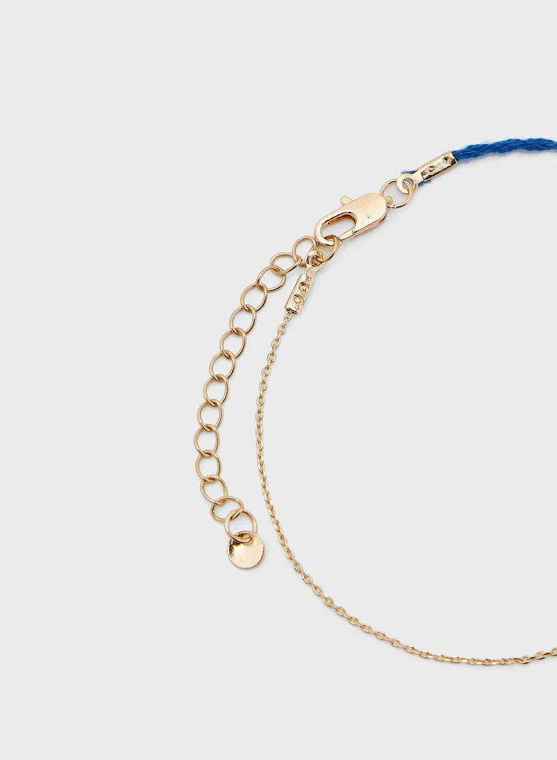 Ginger Disc Charm Bracelet
