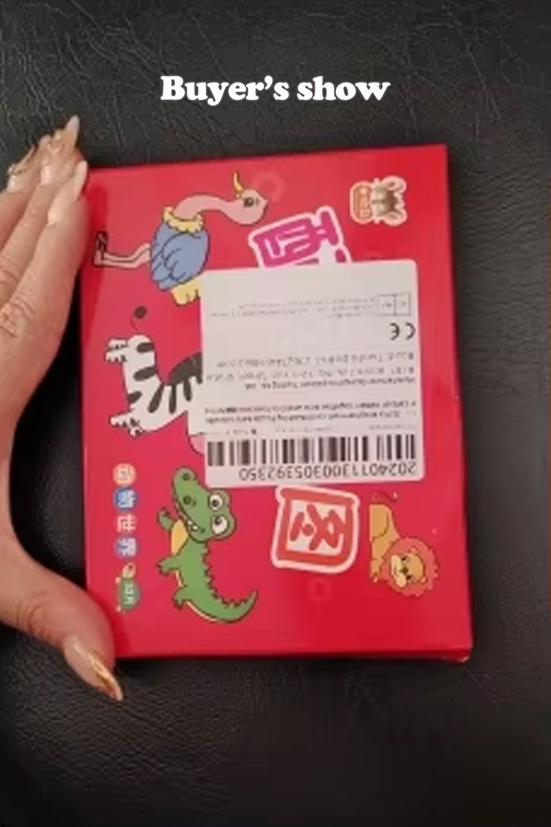 erorex Animal 32 Pcs Enlightenment Card Matching Puzzle Early Education Cartoon Pattern Cognitive Boys and - Image 3