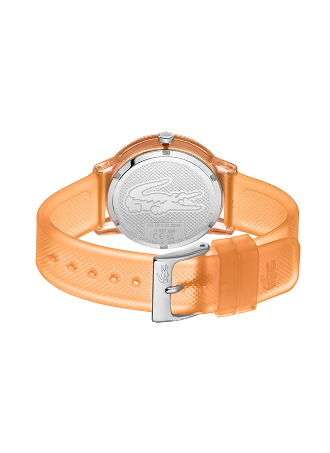 LACOSTE ساعة يد نسائية من السيليكون ذات شكل دائري تناظرية 2001361 - 36 ملم  - Image 3