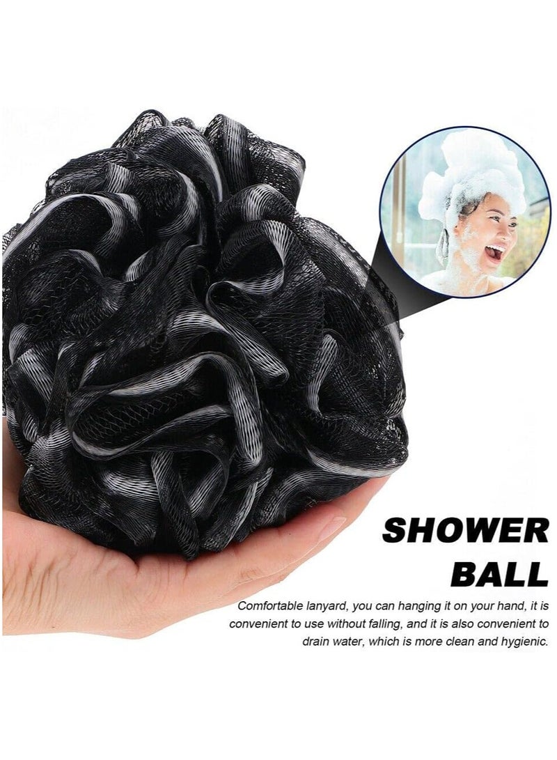FYLX 3  Bath Shower Sponge Exfoliating Pouf Loofs Shower Scrub Mesh Body Brush Ball for Women Men C  - Image 4