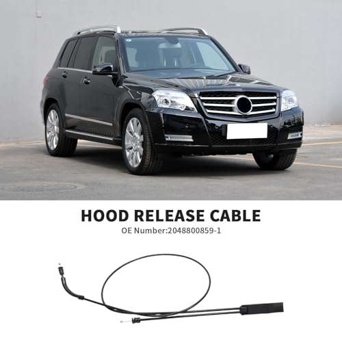 Bomunik 2048800859 Replacement for Front Hood Latch Release Cable With Mercedes-Benz 2007-2015 For Mercedes-Benz W204 X204 C260 C200 C280 C300 C63 AMG C180 GLK300 Ref. Replacement # 2048800059 - Image 5
