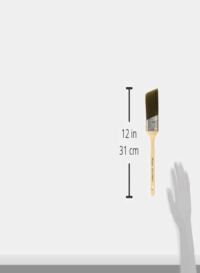 Richard 80763 Oval Angled Paint Brush with Long Sash Wood Handle, 21/2" - Image 5