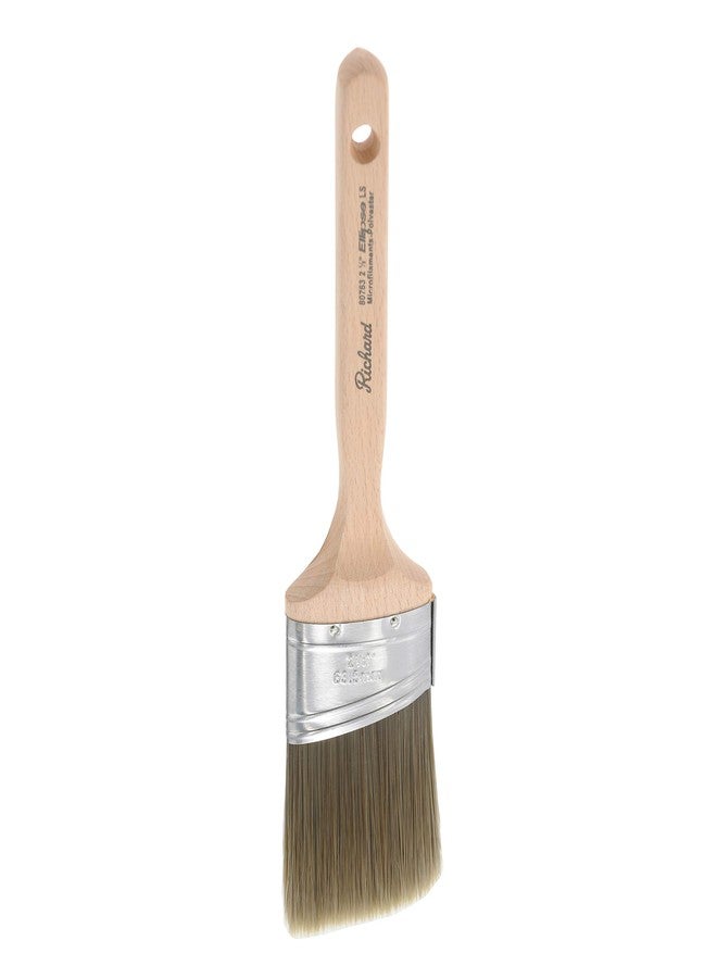 Richard 80763 Oval Angled Paint Brush with Long Sash Wood Handle, 21/2" - Image 1