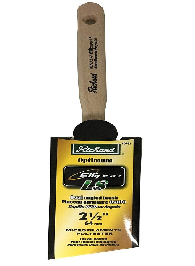 Richard 80763 Oval Angled Paint Brush with Long Sash Wood Handle, 21/2" - Image 4
