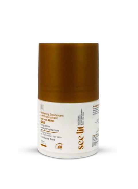 C-Lite Medenza Skin Lightening Roll-On Deodorant with Oud Scent, Refreshing