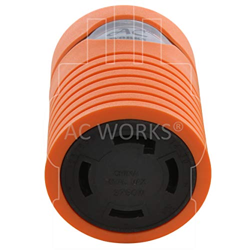 AC WORKS Generator to Transfer Switch L14-30 Inlet Box Adapter (L5-30 30Amp 3-Prong to L14-30 Compact) - Image 4