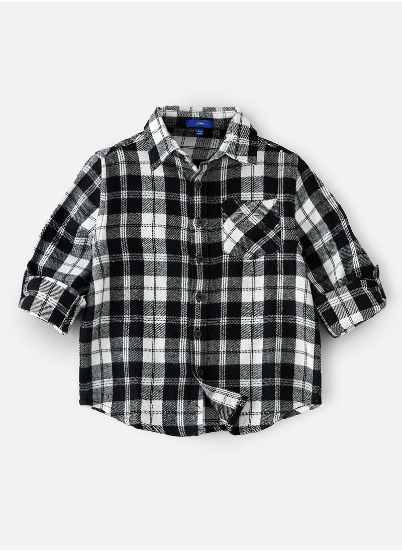 JAM Woven f/slv checks shirt  - Image 3