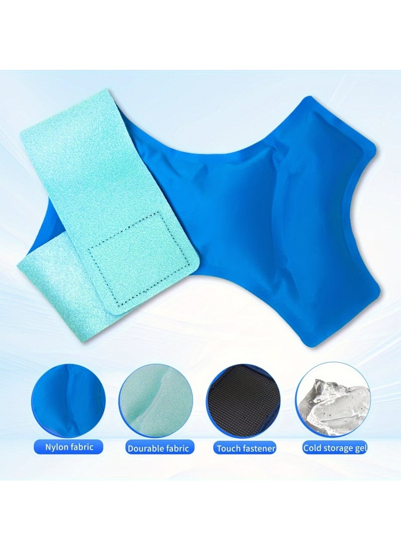 Ru syanl Ankle Ice Pack Wrap for Swelling, Plantar Fasciitis, Foot Pain Relief, Gel Cold Packs for Injuries Reusable, Hot Cold Compress Therapy for Achilles Tendinitis, Sprained Ankles  - Image 4
