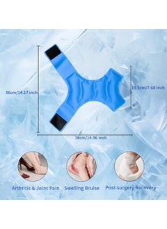Ru syanl Ankle Ice Pack Wrap for Swelling, Plantar Fasciitis, Foot Pain Relief, Gel Cold Packs for Injuries Reusable, Hot Cold Compress Therapy for Achilles Tendinitis, Sprained Ankles  - Image 5