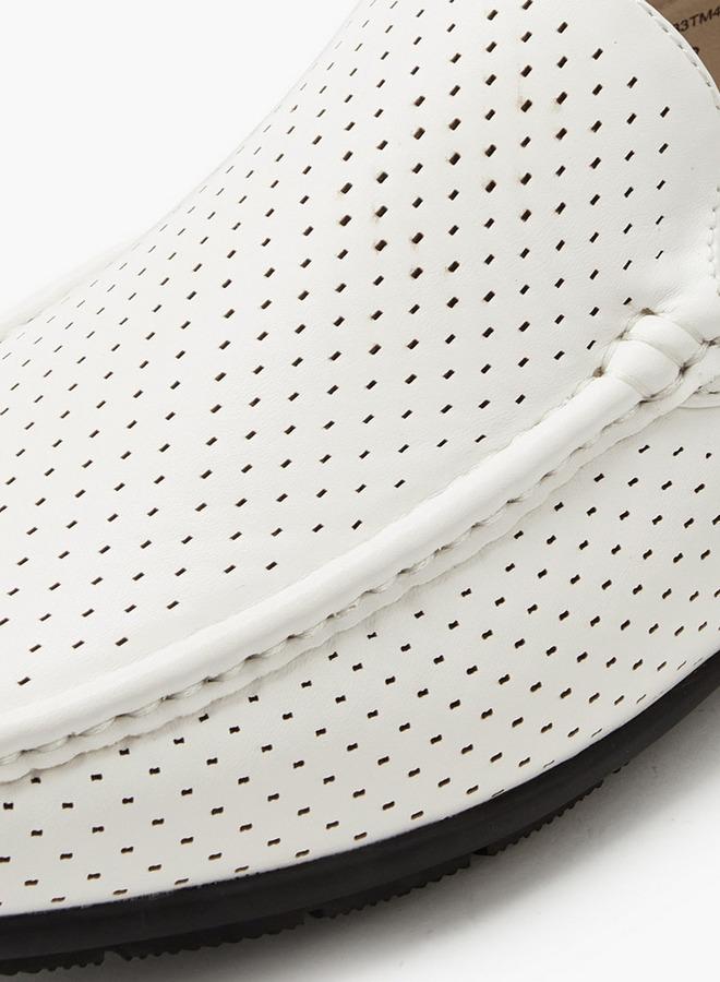 Renzo Ruganni Men Textured Loafers - Image 4