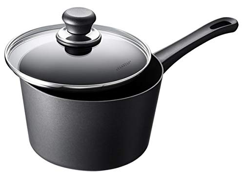 Scanpan Classic 3 Qt Nonstick Covered Saucepan – Metal Utensil Safe, Dishwasher & Oven Safe to 500°F, Works on Gas & Electric Stovetops, Black - Image 4