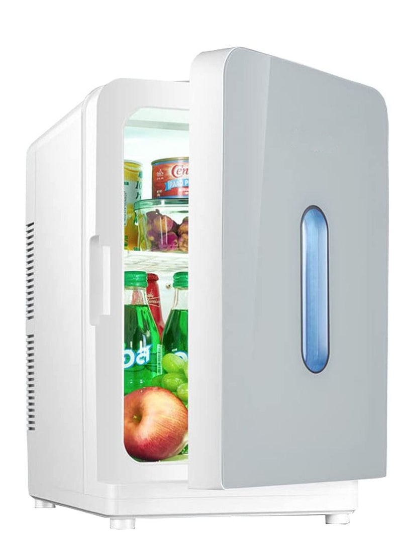 GT-Wheel Mini Refrigerator Makeup Skincare 20L Large Capacity for Cosmetic Skin Care Products Fruits Milk and Medicines  - Image 1