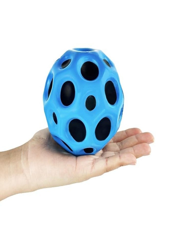 shoasite Moon Ball - Hyper Bouncy High Bounce Ball for Kids & Adults, Extreme Bouncing Moon Shape, Easy to Grip & Catch, Improves Hand-Eye Coordination, Perfect for Sports Training & Active Play - Image 1