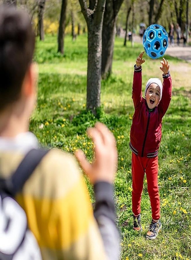 shoasite Moon Ball - Hyper Bouncy High Bounce Ball for Kids & Adults, Extreme Bouncing Moon Shape, Easy to Grip & Catch, Improves Hand-Eye Coordination, Perfect for Sports Training & Active Play - Image 5