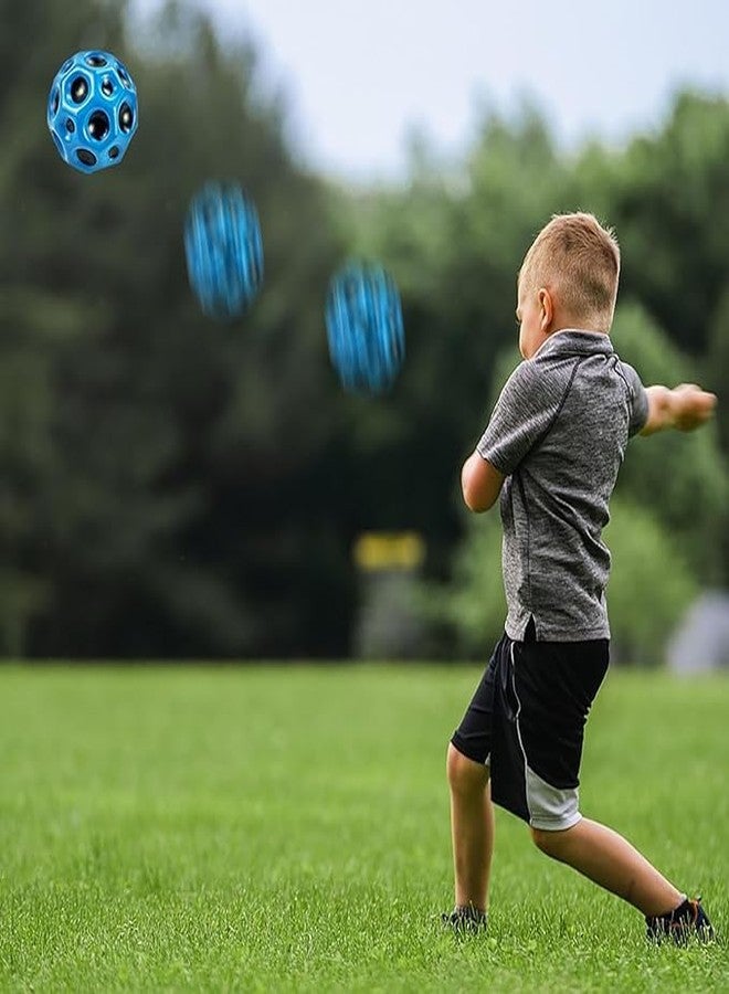shoasite Moon Ball - Hyper Bouncy High Bounce Ball for Kids & Adults, Extreme Bouncing Moon Shape, Easy to Grip & Catch, Improves Hand-Eye Coordination, Perfect for Sports Training & Active Play - Image 4