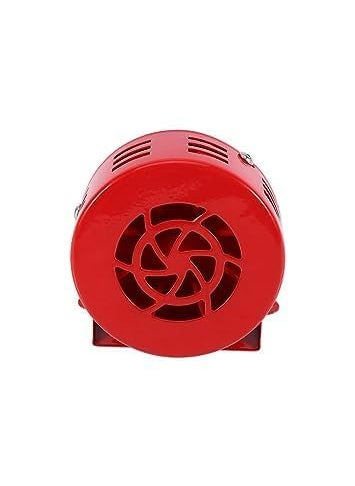 ELECTRRIUS ELECTRRIUS industrial factory buzzer siren hooter 220v ac buzzer sound copper electric siren hooter alarm high volume sound range 100 mtr use for schools college factories offices red  - Image 5