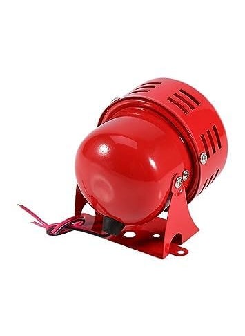 ELECTRRIUS ELECTRRIUS industrial factory buzzer siren hooter 220v ac buzzer sound copper electric siren hooter alarm high volume sound range 100 mtr use for schools college factories offices red  - Image 3