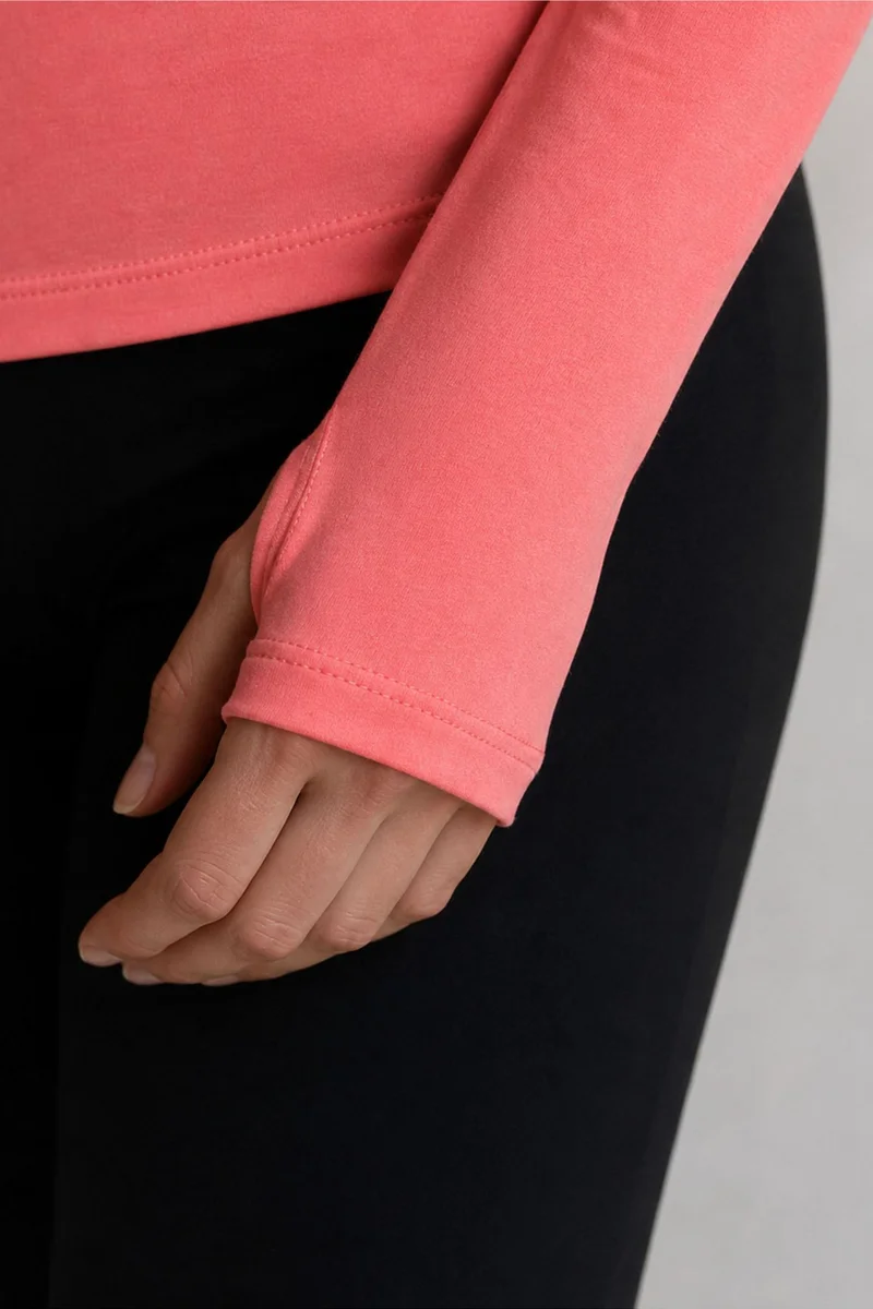 بيبانتولون BIPANTOLON Women's Slim Fit Half Turtleneck Bodysuit