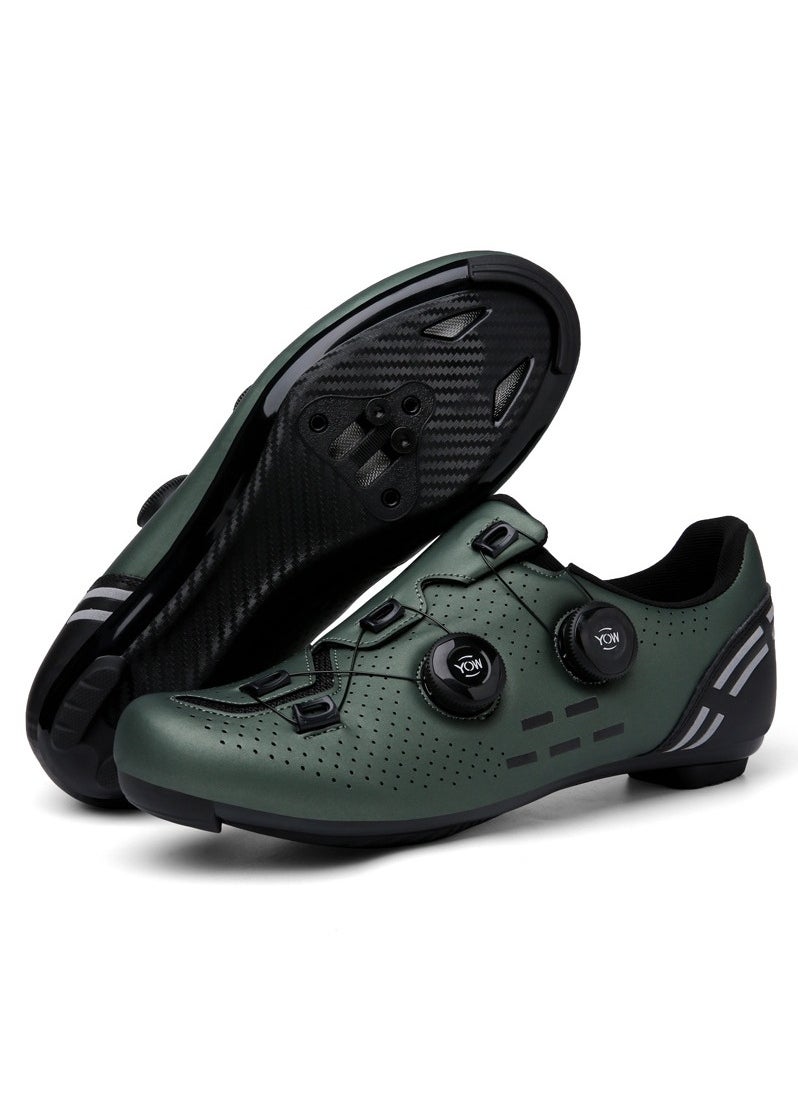 KUYING New Type of Road Lock Cycling Shoes Hard Sole Mountaineering Shoes Racing Sports Shoes 