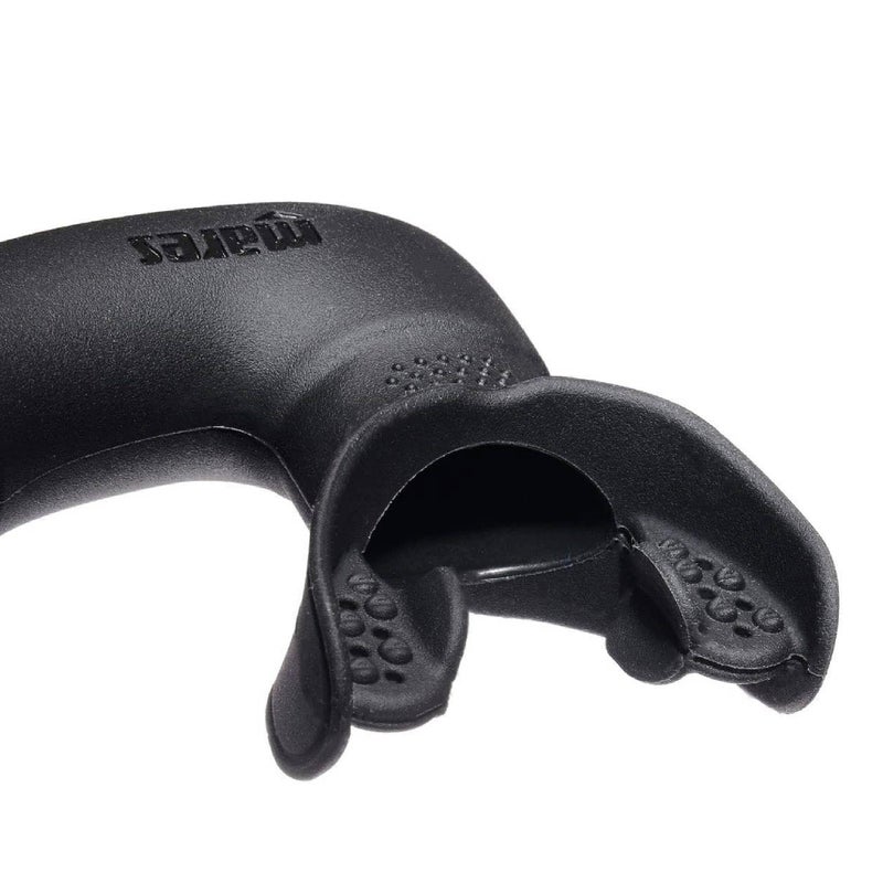 Mares Dual Snorkel Soft Tube for Scuba Diving, Snorkeling, Freediving, Spearfishing with Hypoallergenic Silicone Mouthpiece, Black - Image 2