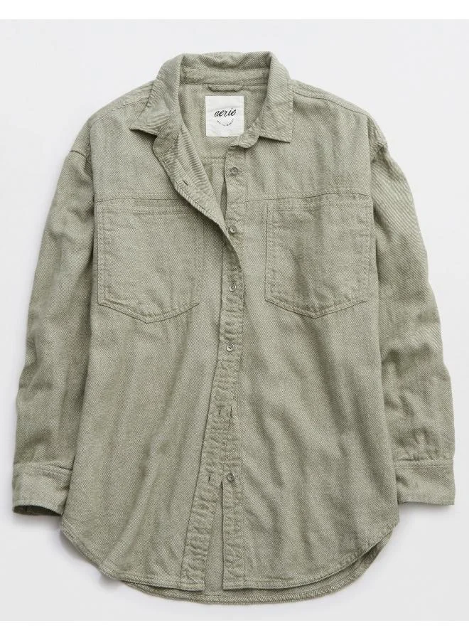 Aerie Aerie Anytime Fave Twill Shirt