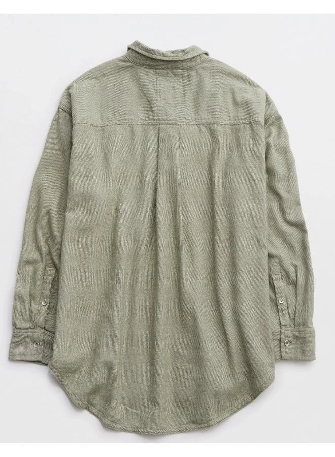 آري من امريكان ايجل Aerie Anytime Fave Twill Shirt