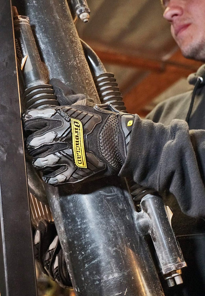 Ironclad Medium Black Protective Gloves with Touchscreen Command Technology, Anti-Vibration Reducing Pads, Hand Safety Impact Work Gloves, Sweat Management Feature - Image 4