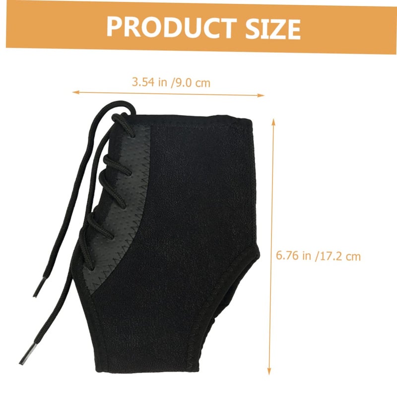 Black Ankle Brace Support For Plantar Fasciitis Achilles Tendon Volleyball Men Women - Image 3