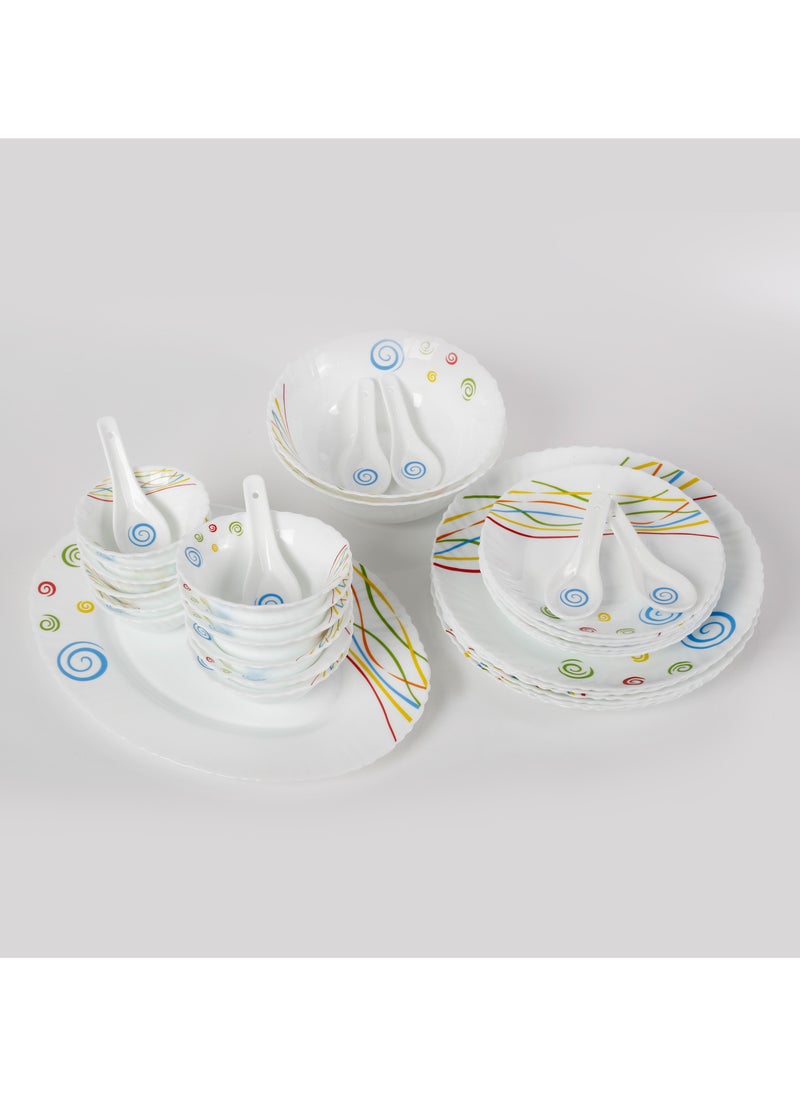 HOMEWAY 33 PCS OPAL DINNER SET