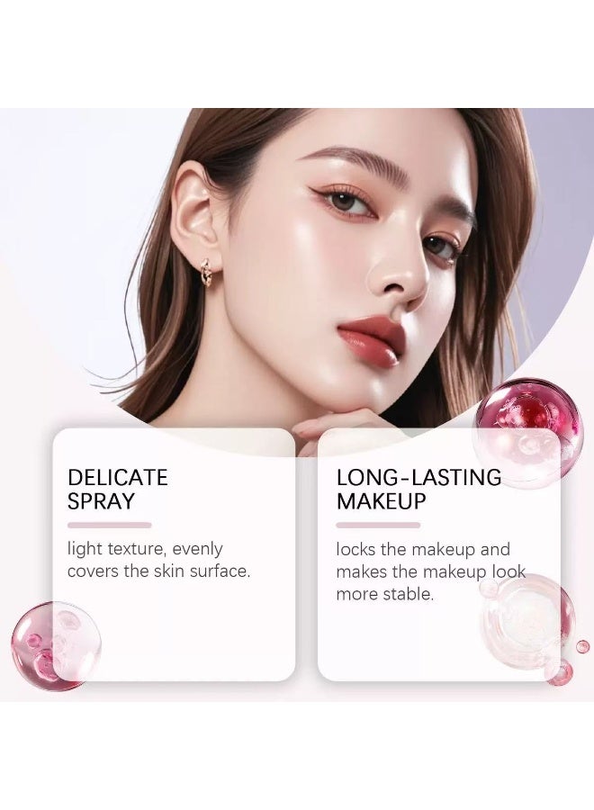 Hoygi Sheer Setting Mist Sunscreen SPF 50, Hydrating Makeup-Friendly Glow Spray for Face, Friendly Formula That Sets Makeup Flawlessly， Non-Greasy & Fast-Absorbing (1pcs) - Image 3