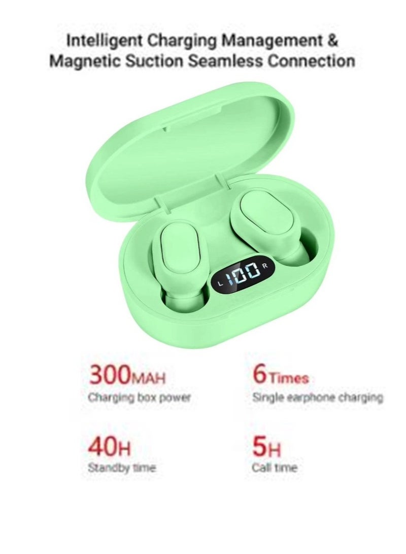 general Smart Earbuds E7S TWS Bluetooth Headphones Mini Earphones with LED Power Display, Built-in High-Definition Microphone, Intelligent Noise Reduction, HiFi Sound Quality, Deep Bass, Smart Touch Control - Image 4