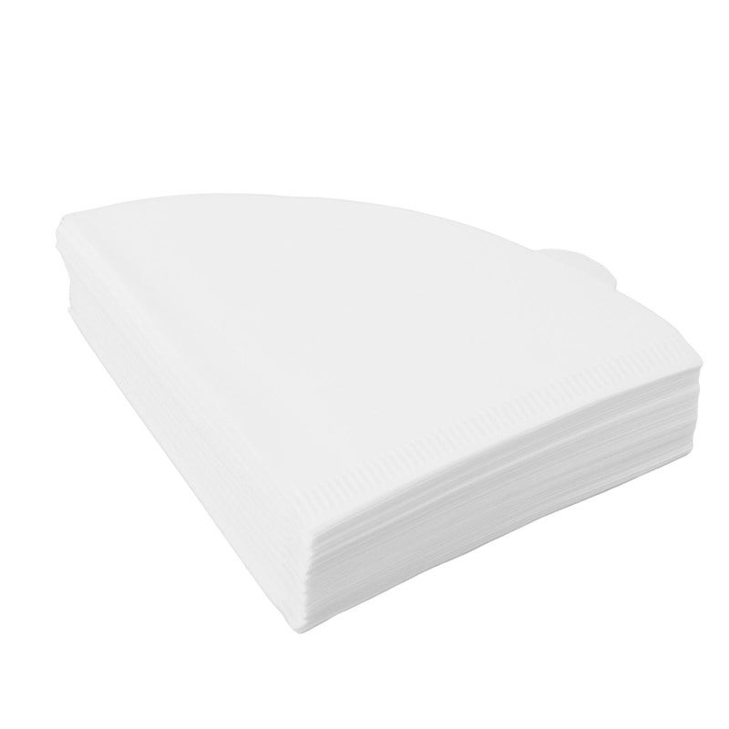 100pcs Coffee Filters Soft Texture Wood Pulp Coffee Filter Paper Cone for Drip Coffee Maker - Image 1