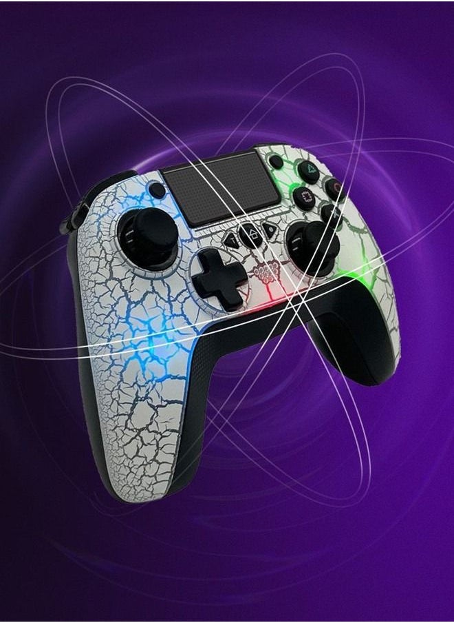 وحدة تحكم PS4 لاسلكية، وحدة تحكم PS4 بلوتوث، بديل لوحدة تحكم PS4، وحدة تحكم عن بعد PS4، متوافقة مع PS3/ PS4/Slim/Pro