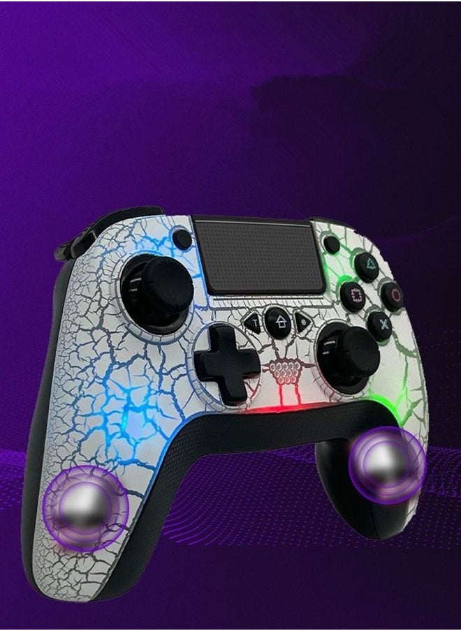 وحدة تحكم PS4 لاسلكية، وحدة تحكم PS4 بلوتوث، بديل لوحدة تحكم PS4، وحدة تحكم عن بعد PS4، متوافقة مع PS3/ PS4/Slim/Pro