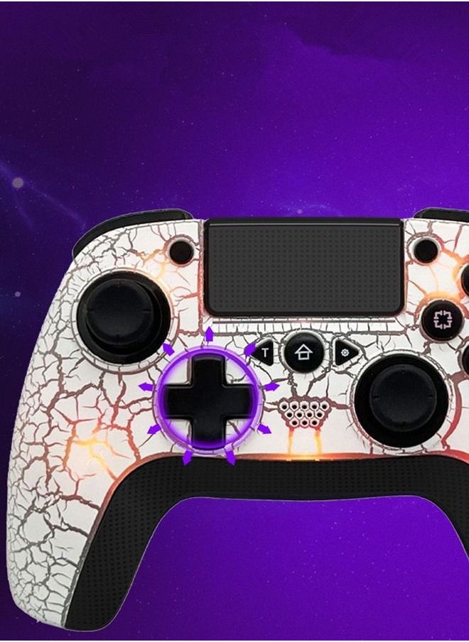 وحدة تحكم PS4 لاسلكية، وحدة تحكم PS4 بلوتوث، بديل لوحدة تحكم PS4، وحدة تحكم عن بعد PS4، متوافقة مع PS3/ PS4/Slim/Pro
