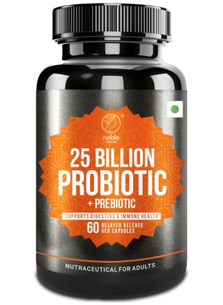 25 Billion Probiotic & Prebiotic Supplement 60 Capsules
