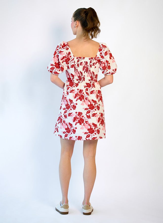 Virgio VIRGIO 100% Cotton Printed Skater Dress  - Image 3