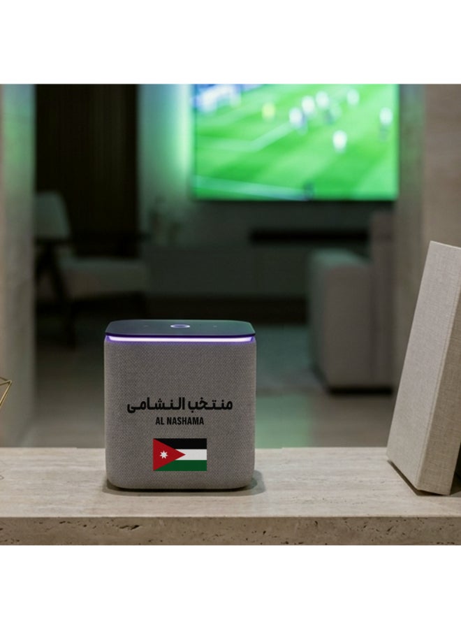ياسمينة مكبر صوت ذكي Yango Yasmina Midi إصدار كرة القدم المحدود، عربي إنجليزي، 24 واط صوت، محور منزل ذكي Zigbee، يتضمن غلاف جامع وحزمة ملصقات - Image 2