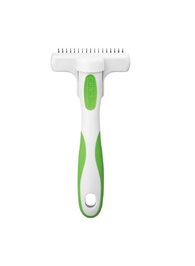 Andis Standard Deshedding Tool For Pets, Pet Grooming Brush For Dogs & Cats, Undercoat Rake Dematting Comb For Mats & Tangles Removing, Reduces Shedding - Image 3