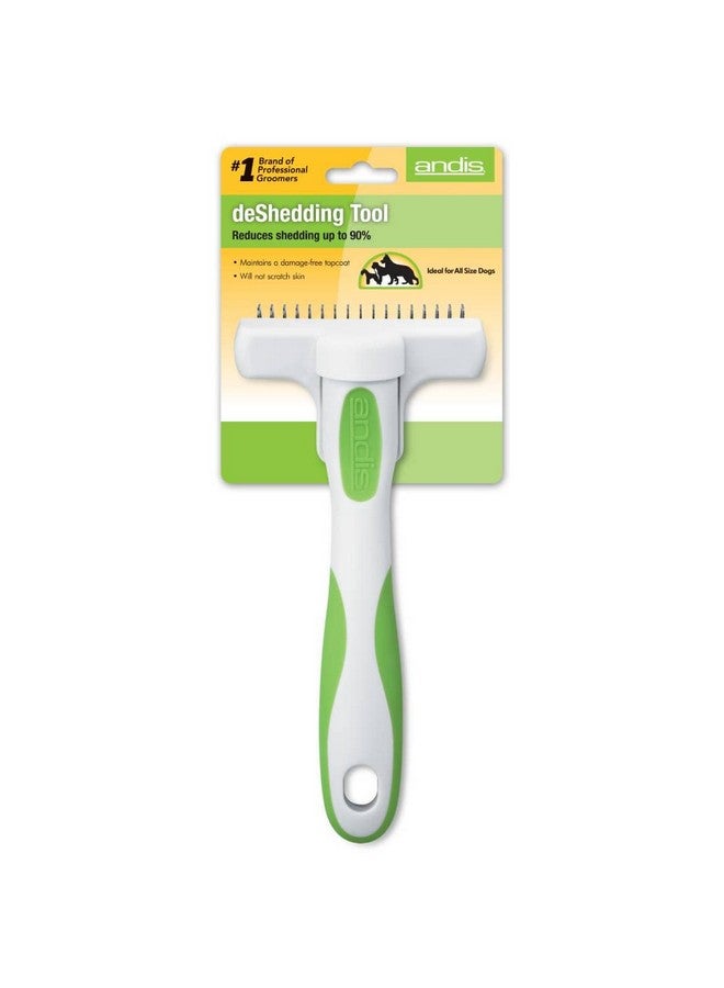 Andis Standard Deshedding Tool For Pets, Pet Grooming Brush For Dogs & Cats, Undercoat Rake Dematting Comb For Mats & Tangles Removing, Reduces Shedding - Image 5
