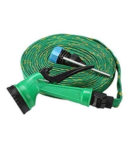 Ronest Plastic 10m Water Spray Jet Gun Hose Pipe for GardenCarBikePet Wash Multicolored - Image 1