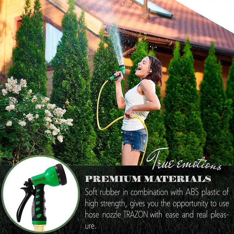 Ronest Plastic 10m Water Spray Jet Gun Hose Pipe for GardenCarBikePet Wash Multicolored - Image 5