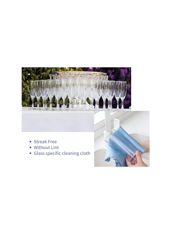 PROMASS Microfiber Cleaning Cloths Multi-Colour Pack of 10 for Glass Windows Car Kitchen Sparkling Glass and Surfaces Household Car Cleaning Towels Streak-free Towel for Glasses  - Image 5