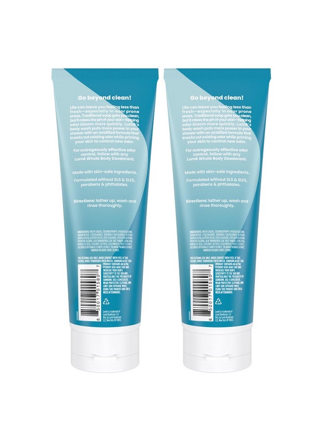 Lume Acidified Body Wash24 Hour Odor Controlremoves Odor Better Than Soapmoisturizing Formulasls Free Paraben Freesafe For Sensitive Skin8.5 Ounce (Pack Of 2)Unscented - Image 5