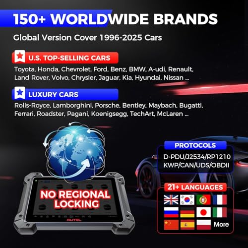 Autel MaxiSYS MS909EV: 205 Same as MS908S PRO II OBD2 Car Diagnostic Scanner, 38+ Service, Active Test, All System Diagnose, Read abd Clear DTCS, FCA Autoauth OS 11 - Image 3