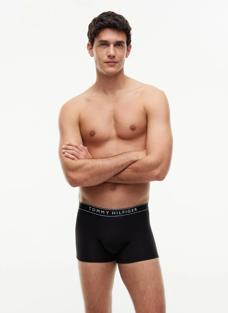 Tommy Hilfiger  3-Pack Essential Logo Waistband Trunks for Men | Best Price UAE