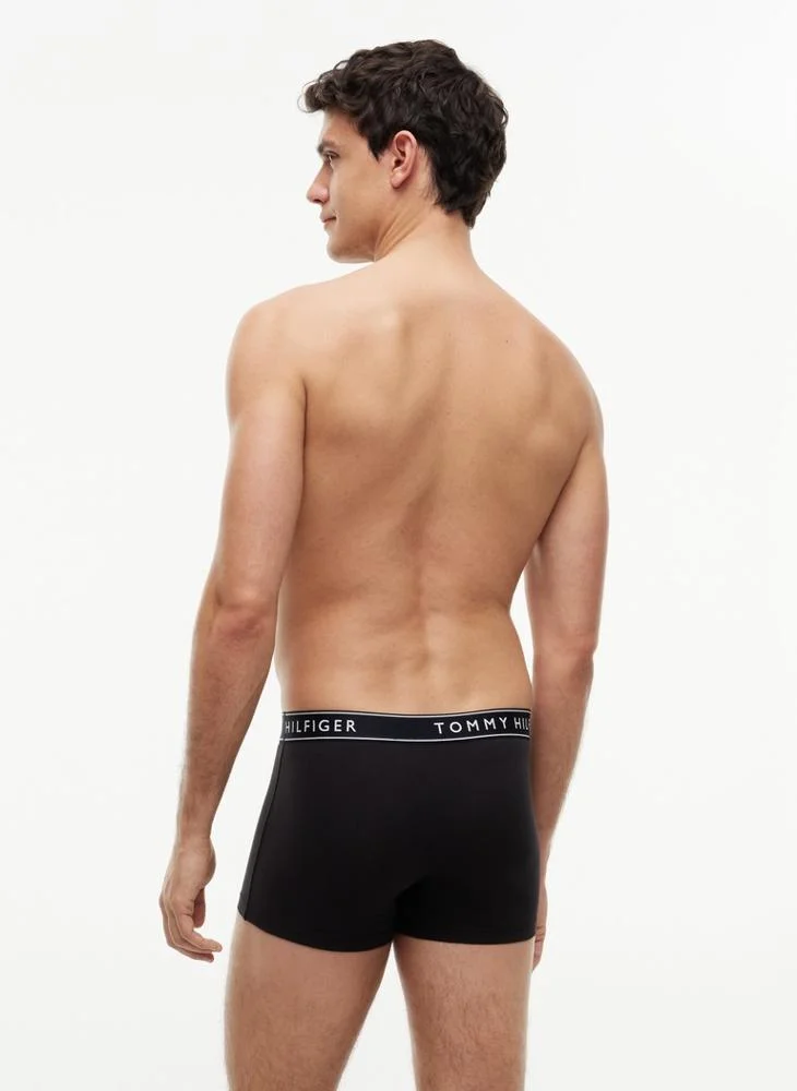Tommy Hilfiger  3-Pack Essential Logo Waistband Trunks for Men | Best Price UAE