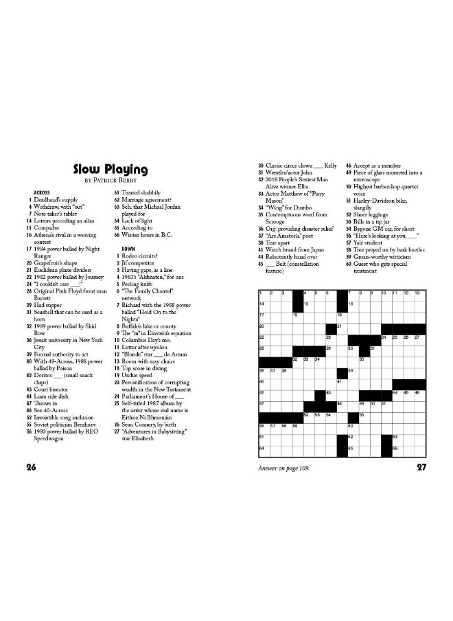 null - Grids Just Wanna Have Fun: Awesome '80s Crosswords - Image 1